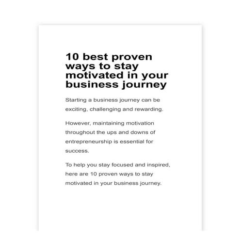 10 best proven ways to stay motivated in your business journey.pdf