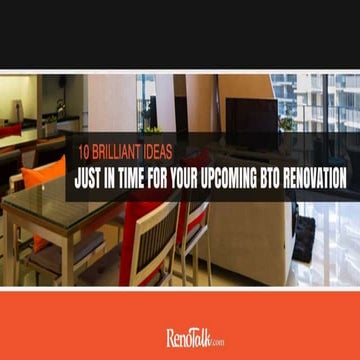 10 Brilliant BTO Renovation Design Ideas