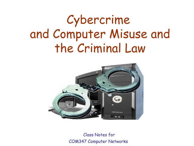 Computer misuse 