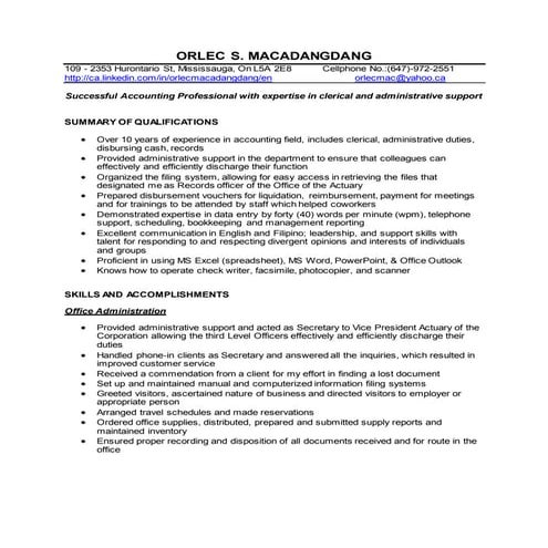 CV - DOC CONT | PDF