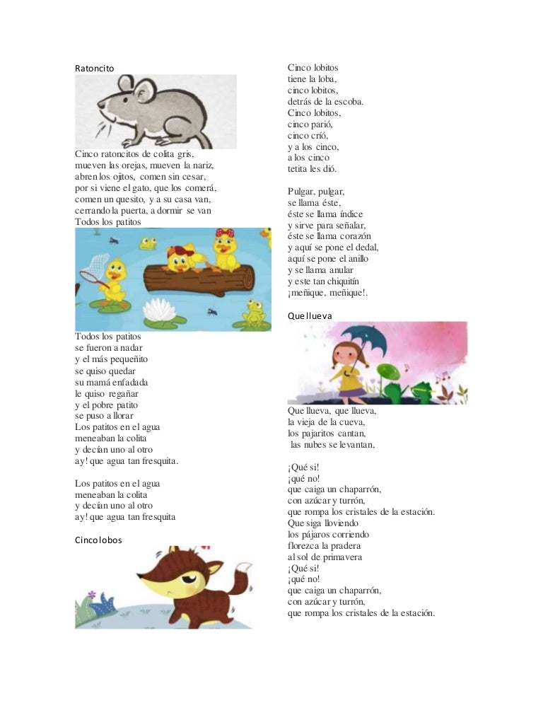 10 Canciones Infantiles