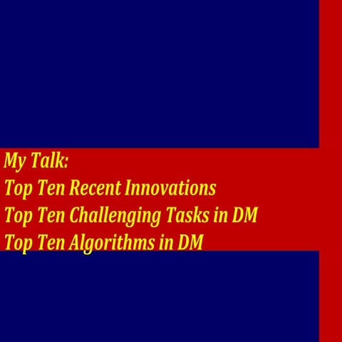 top 10 Data Mining Algorithms | PPT