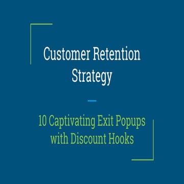 10 Examples of Exit Popups Used as a Customer Retention Strategy