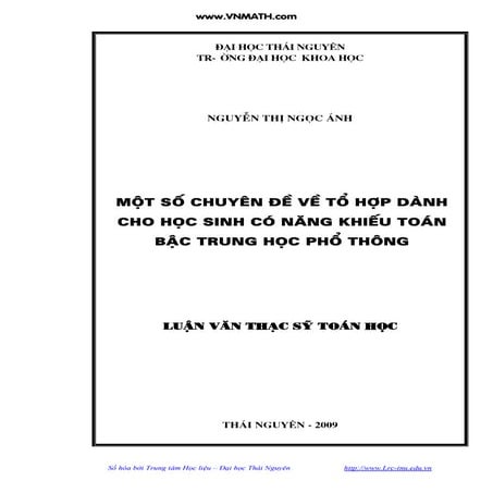 10 chuyên đề hình học tổ hợp