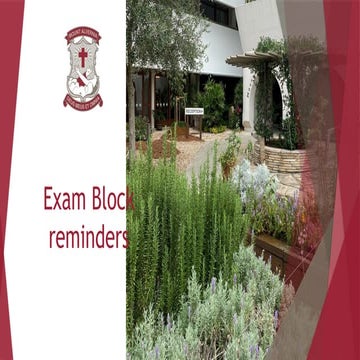 10CLA Term 4 Week 6 Exam preparation reminders.pptx