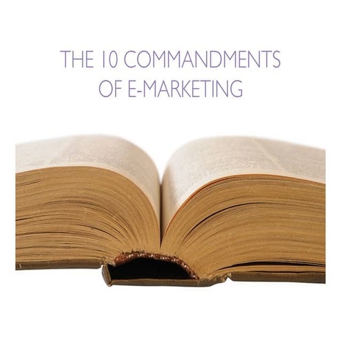 10 Commandments of E-Marketing