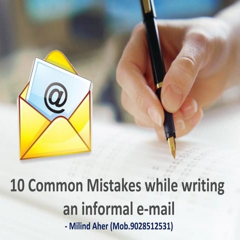 10 common e mail mistakes | PPT
