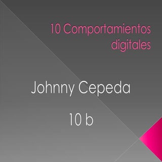 10 comportamientos digitales