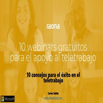 10  consejos para el exito en el teletrabajo