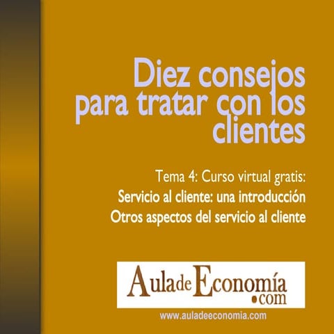 diez consejos para tratar con clientes