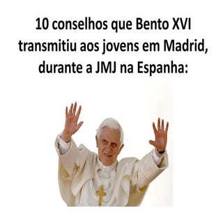 10 conselhos do papa