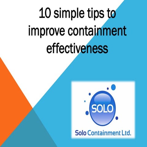 10 Containment Tips: