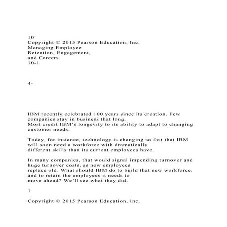 10Copyright © 2015 Pearson Education, Inc. Managing Employee.docx