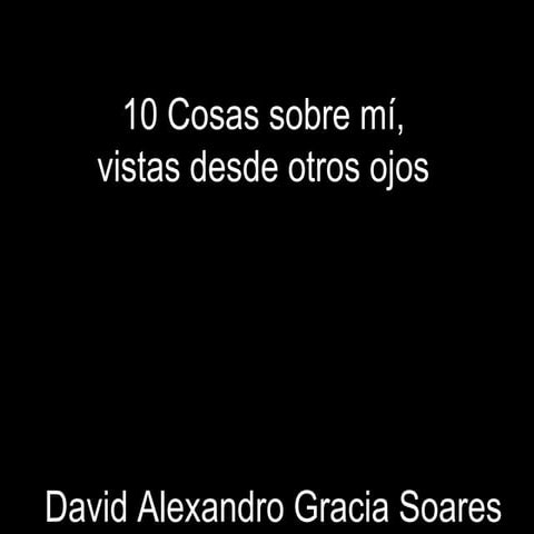 10 cosas sobre mi