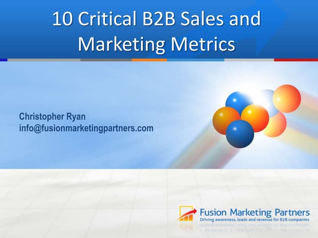 Critical Marketing Metrics_Part 1