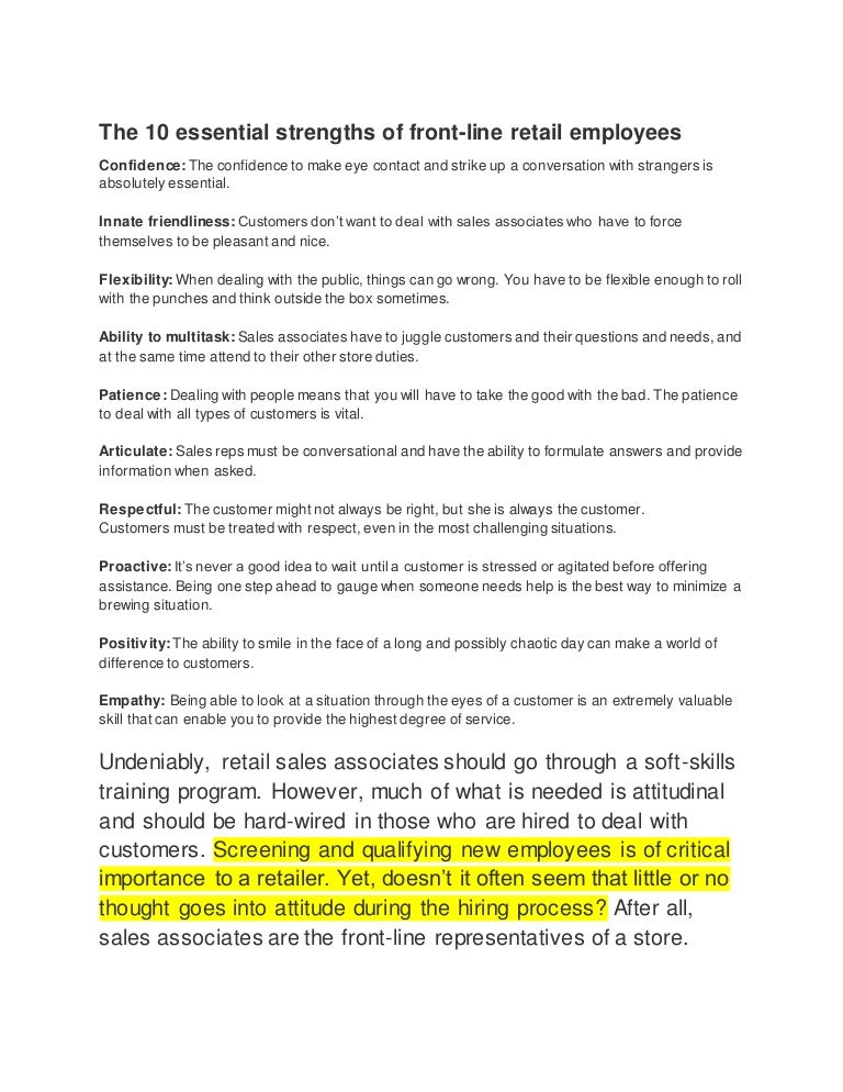 10 customer service skills good customer service skills in retail
