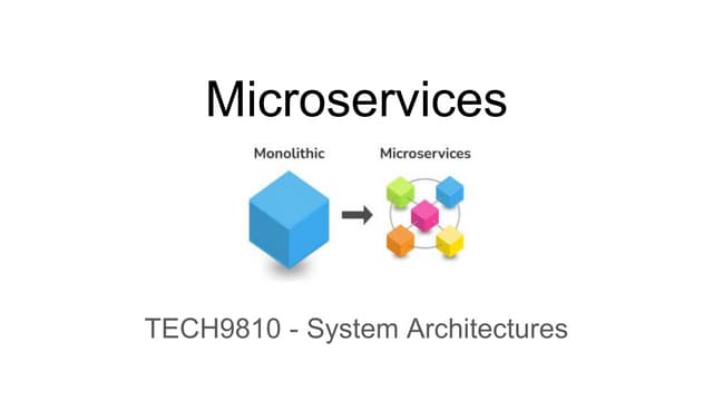 Introduction to Microservices