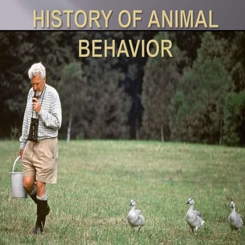 History of Animal Behavior1