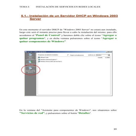 Instalación de servidor DHCP en Windows Server 2003 | PDF