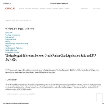 10 Differences between Oracle and SAP.pdf