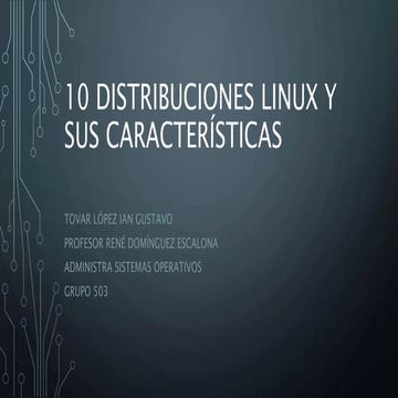 10 distribuciones linux