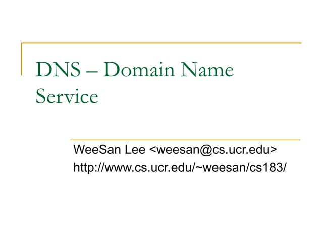 DNS