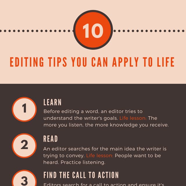 10 Editing Tips You Can Apply to Everyday Life