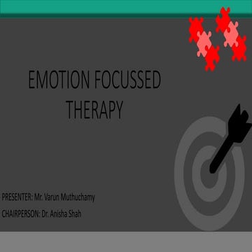 Emotion Focused Therapy