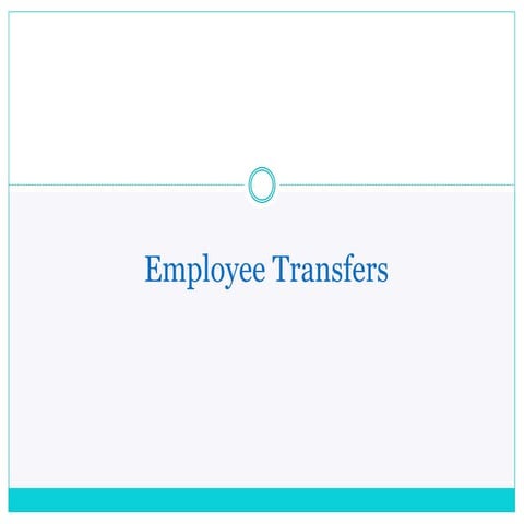 employee transfers