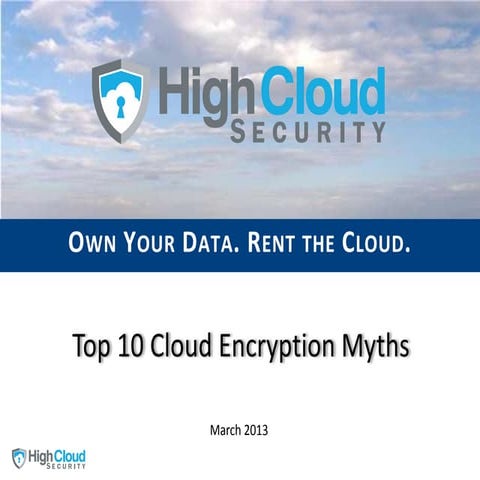 Top 10 Encryption Myths