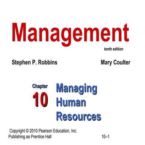 human resource management