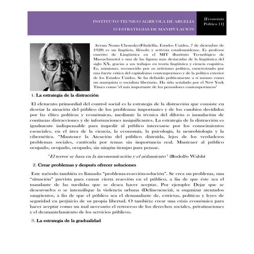 10 estrategias de manipulación