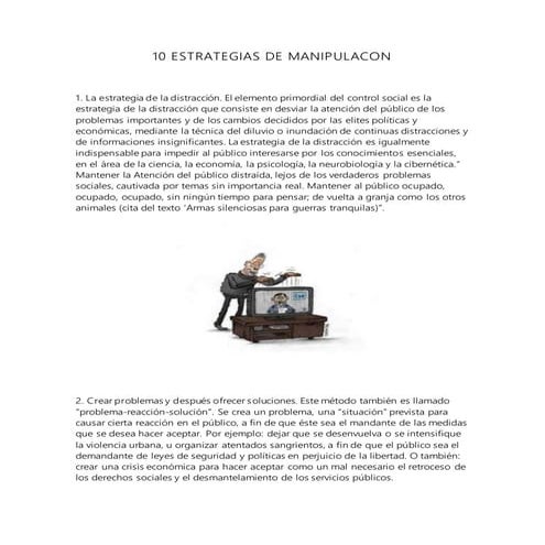 10 estrategias de manipulacon