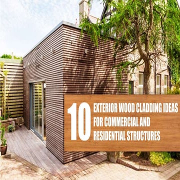 10 EXTERIOR WOOD CLADDING IDEAS FOR COMMERCIAL AND RESIDENTIAL ...