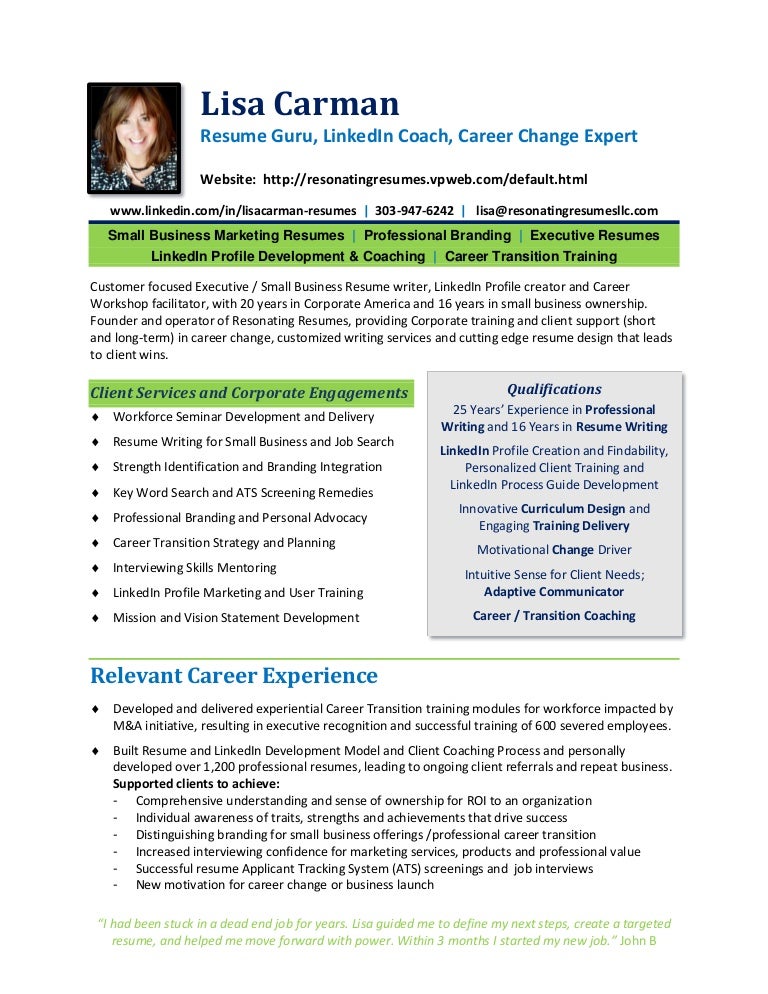 Lisa Carman Resume 030117