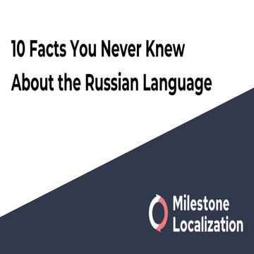 10 facts you never knew about the russian language