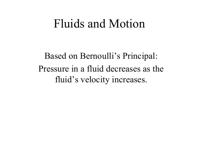 10 Fluids And Motion (Flight)