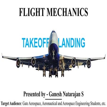 Takeoff and Landing | Flight Mechanics | GATE Aerospace
