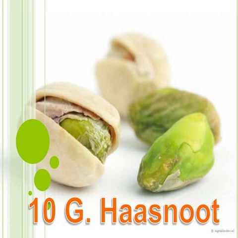 10 g. haasnoot   10
