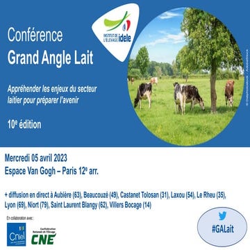 GAL2023 - Qualités et authentification du lait selon les modes de production