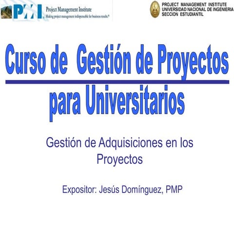 Gestion de las adquisiciones