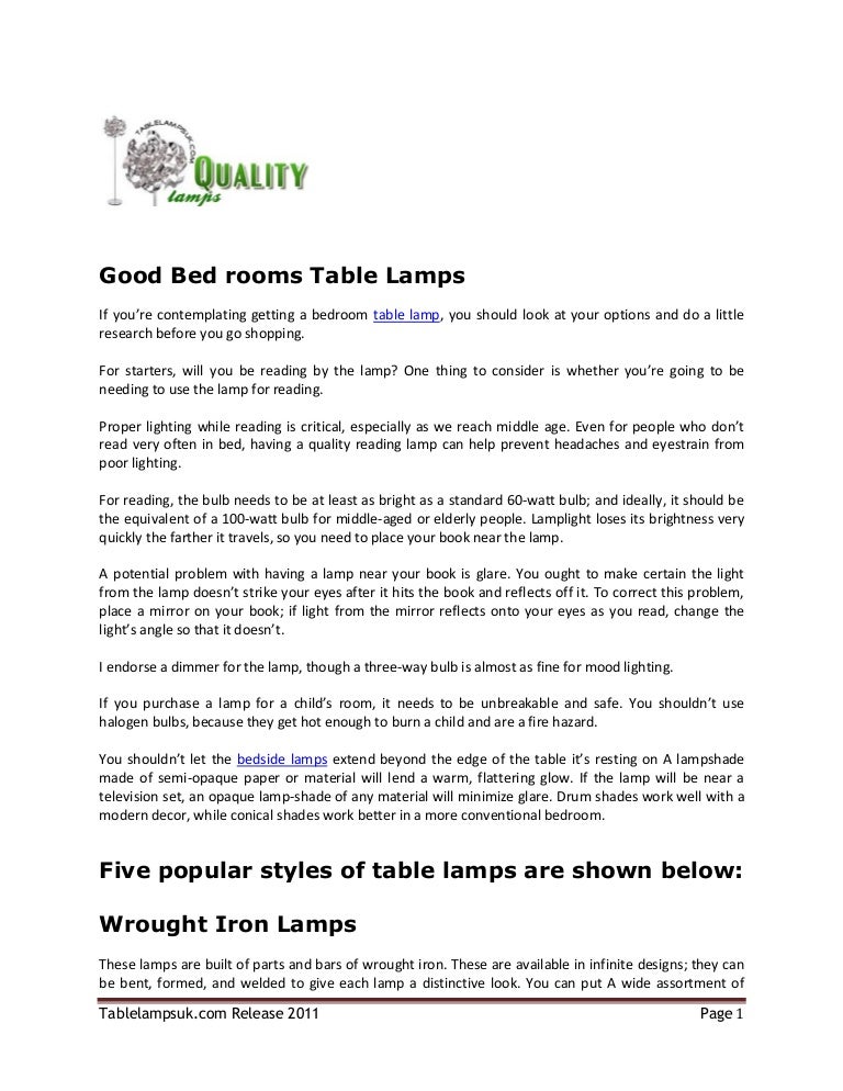 proper light to read is