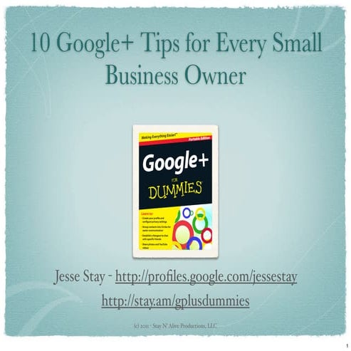 10 Google+ Tips for Every Small Business Owner
