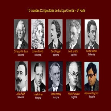 10 grandes compositores de europa oriental 2a parte