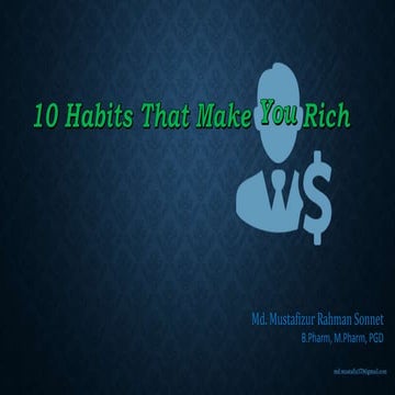 10 Habits That Make You Rich