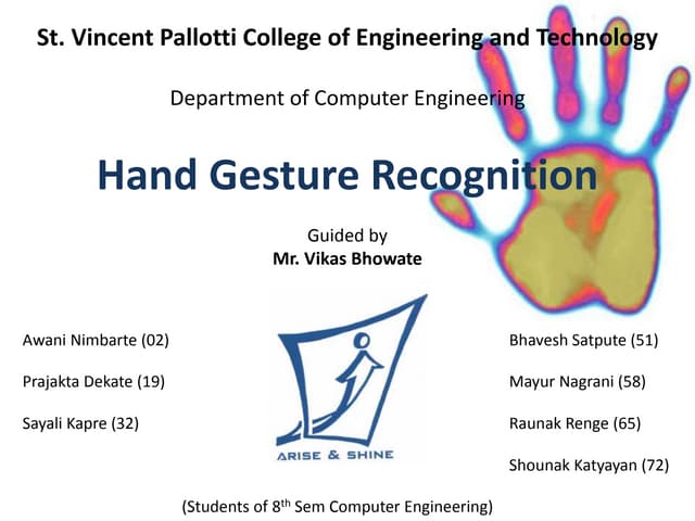 Hand Gesture Recognition