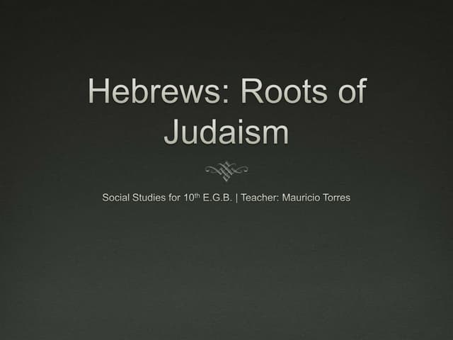 10 hebrews