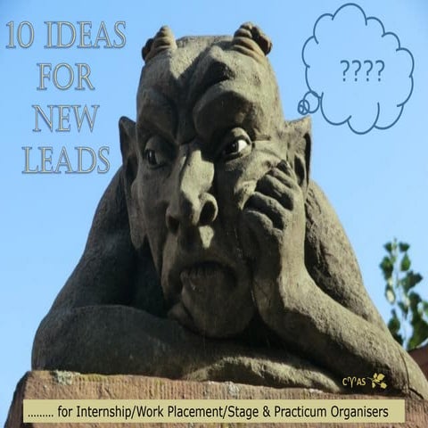 10 ideas for new leads for internship/work placement/stage & practicum organi...