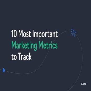 10 important marketing metrics by eLama