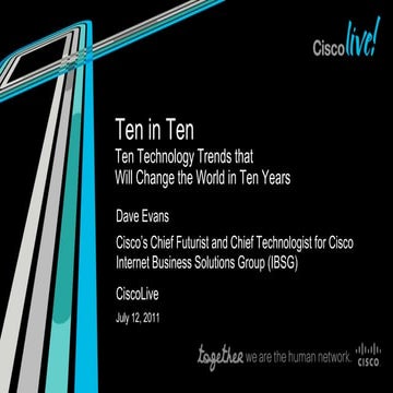 Ten Technology Trends That Will Change the World in Ten Years